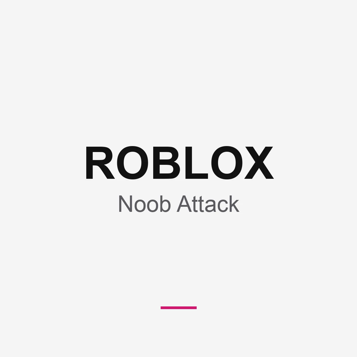 Roblox Noob Attack — цена в Ташкенте | InGame